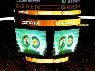 TD Garden scoreboard, Celtics