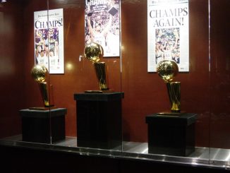 NBA Finals Trophies