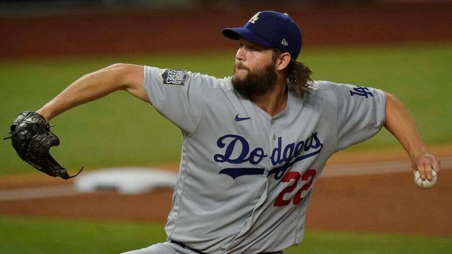 Clayton Kershaw pitches in Game 5 World Series