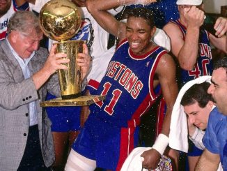 Pistons celebrate in 1989