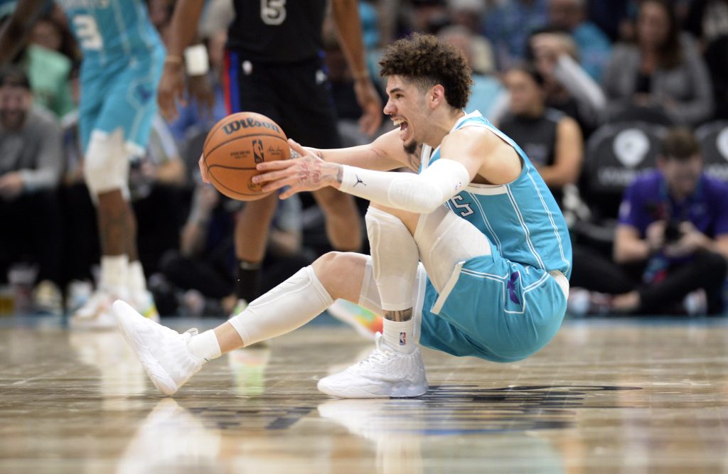 LaMelo Ball ankle injury